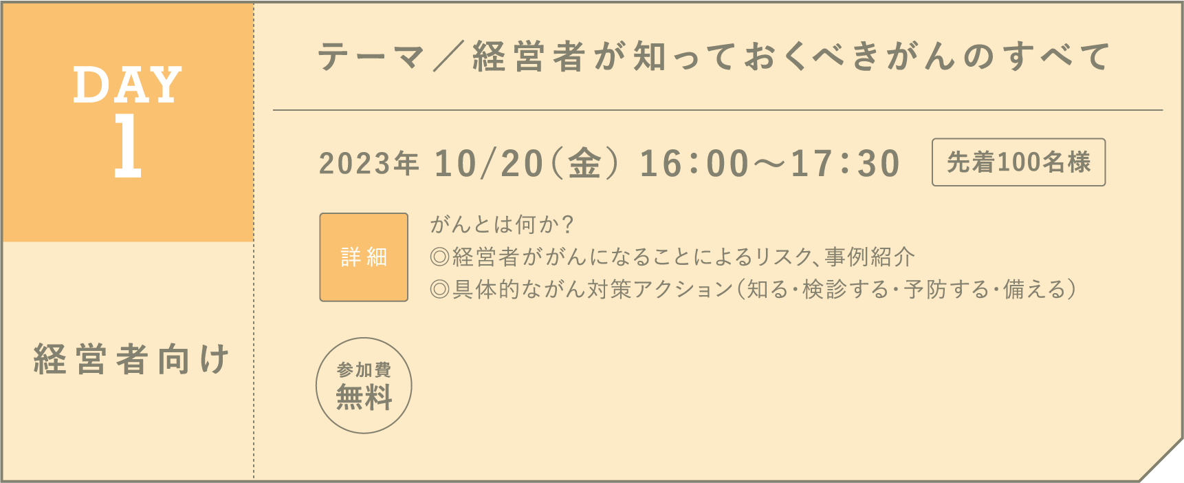 経営者が知っておくべきがんのすべて